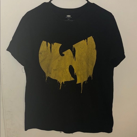 Old Navy Other - Old Navy - Black Graphic Tee with Yellow Wu-Tang Logo